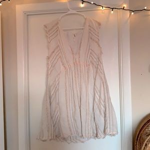 Free people tattered raw hem dress